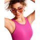 thumbnail image 4 of Top de Bikini CRZ YOGA con Espalda Racer, Acolchado, Cuello Alto, Morado, Talla S, 4 of 5
