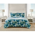 thumbnail image 4 of Tommy Bahama Southern Breeze Ensemble de Courtepointe, Très Grand Lit, Bleu Foncé, 4 of 7
