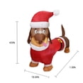 thumbnail image 3 of Christmas Decorations Clearance!! Christmas Inflatable Dachshund Inflatable Outdoor Dog for Outdoor Indoor Holiday Blow Up Inflatables Decor, 3 of 6