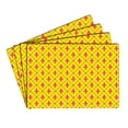 thumbnail image 1 of eloria Chintz Printed Table Heat Resistant Placemats Dining Table Mats Cotton Canvas, Set of 4, 16,x18 Inch, 1 of 3