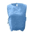 thumbnail image 5 of Lace Tank Tops for Women Lightweight Cute Floral Lace Crewneck Sleeveless Shirt Y2k Going out Tops Summer Outfits, 5 of 5