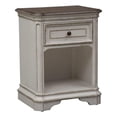 thumbnail image 3 of Magnolia Manor White 1 Drawer Night Stand, 3 of 9