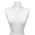 thumbnail image 3 of Delight Jewelry Goldtone 3-D Present with Crystal Silver tone Elegant Infinity Lariat Necklace, 3 of 4