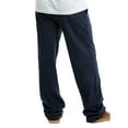 thumbnail image 2 of Men's Cotton Knitted Pajama Pants with Pocket Drawstring / Sleepwear Bottoms, Navy, M, 1 Piece, 2 of 4