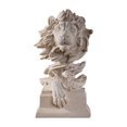 thumbnail image 1 of Cabeza de león Estilo nórdico Escultura Artesanía Vintage para el hogar Sala de estar Dormitorio JShteea El nuevo, 1 of 1