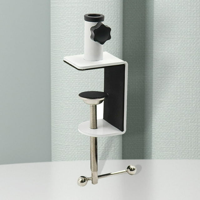 Abrazadera de montaje en mesa Baoblaze Soporte de brazo estable a prueba de golpes para cámaras con brazo Blanco