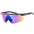 thumbnail image 1 of Bolle MICRO EDGE BS032009 Unisex Titanium Matte Frame Sunglasses, 1 of 2