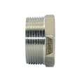 thumbnail image 3 of Megairon 1-1/2"" macho NPT a 1"" hembra NPT hembra reductor/buje reductor adaptador de montaje de tubería de acero inoxidable SS 304 buje hexagonal, 3 of 5