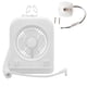 thumbnail image 1 of Ventilador Dream Lighting Blanco de 12 Vot con Luz de Lectura LED de 2 Velocidades para Caravana y C, 1 of 7