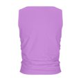 thumbnail image 4 of UPPADA Womens Tank Tops Summer Sleeveless Shirts Workout Ribbed Cropped Tops Knit Ribbed Crewneck Shirt Comfy Workout Tank Tops,Tank Top for Women Athletic Loose Purple,XXL, 4 of 6