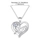 thumbnail image 3 of Collar con Letra de Corazón y Colgante En Forma de Corazón para El Día de La Madre, 3 of 5