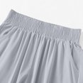thumbnail image 5 of Lenpel Girls' Wide Leg Pants Children Lightweight Elastic High Waisted Loose Lounge Pants Baggy Causal Trousers with Pockets, 5 of 6