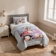 thumbnail image 2 of KPOP Demon Hunters Kids 2 Piece Purple Reversible Comforter and Pillowcase Bedding Set, Twin/Full, 2 of 9