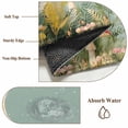 thumbnail image 6 of Round Rugs 3Ft, Sage Green Mushroom Round Area Rug Washable Indoor Throw Carpet, Spring Floral Botanical Summer Small Non Slip Circle Rug for Bedroom Living Room Home Decor Aesthetic, 6 of 8