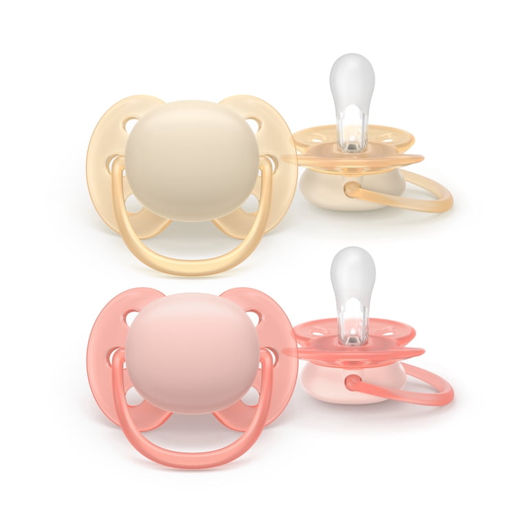 Philips AVENT Ultra Soft Pacifier, 0-6 Months, 2 Pack photo 2