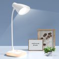 thumbnail image 1 of Desk Lamp, Battery Operated Table Lamp, USB Rechargeable Lamp, 3 Levels Brightness, Touch Control Bedside Lamps, Mood Light on Base, 1 of 4
