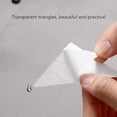 thumbnail image 2 of AVEKI 100 Pièces Sans Col Col Col Polo Col Passe-Partout, Forme Triangulaire Col PVC Anti-Warping Edge Shaper pour Cols Droits, pour Hommes & Femmes 0601M, 2 of 8