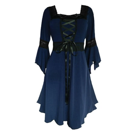 Dare To Wear Victorian Gothic Boho Women s Plus Size Renaissance Corset Dress S - 5x