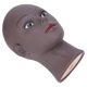 thumbnail image 4 of Cabeza de maniquí modelo africano, sombrero, peluca, exhibición de joyería, práctica, cabeza de maniquí calva negra, 4 of 5