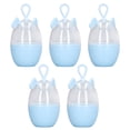 thumbnail image 1 of Estuches Para Licuadoras De Maquillaje, 5 Soportes De Esponja De Maquillaje Azules Multifuncionales A Prueba De Fugas Para Viajar, 1 of 7