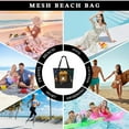 thumbnail image 6 of YOOLIFE Travel Beach Bags, Mesh Beach Tote Bag, Personalized Mesh Bag, Beach Supplies, Large Swim Bag, Beach Accessories, 6 of 7