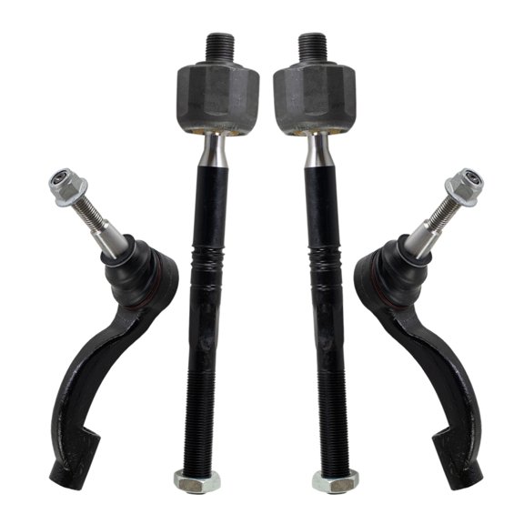TRQ Front Inner and Outer Tie Rod Set Fits Select 2013-2019 Cadillac ATS