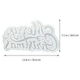 thumbnail image 2 of Molde de silicona para letras de Feliz Navidad, molde para adorno navideño colgante, 2 of 7