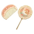 thumbnail image 4 of Espejo de mano con cepillo para el pelo, regalo vintage, regalo cultural, decorativo para mujeres y niñas, espejo de maquillaje para año Nuevo. Estilo A, 4 of 9