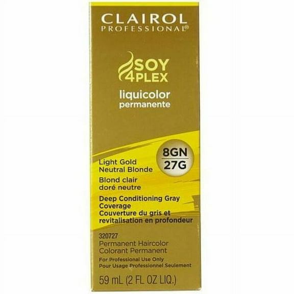 Clairol Professional Liquicolor 8GN/27G Light Golden Neutral Blonde, 2 oz