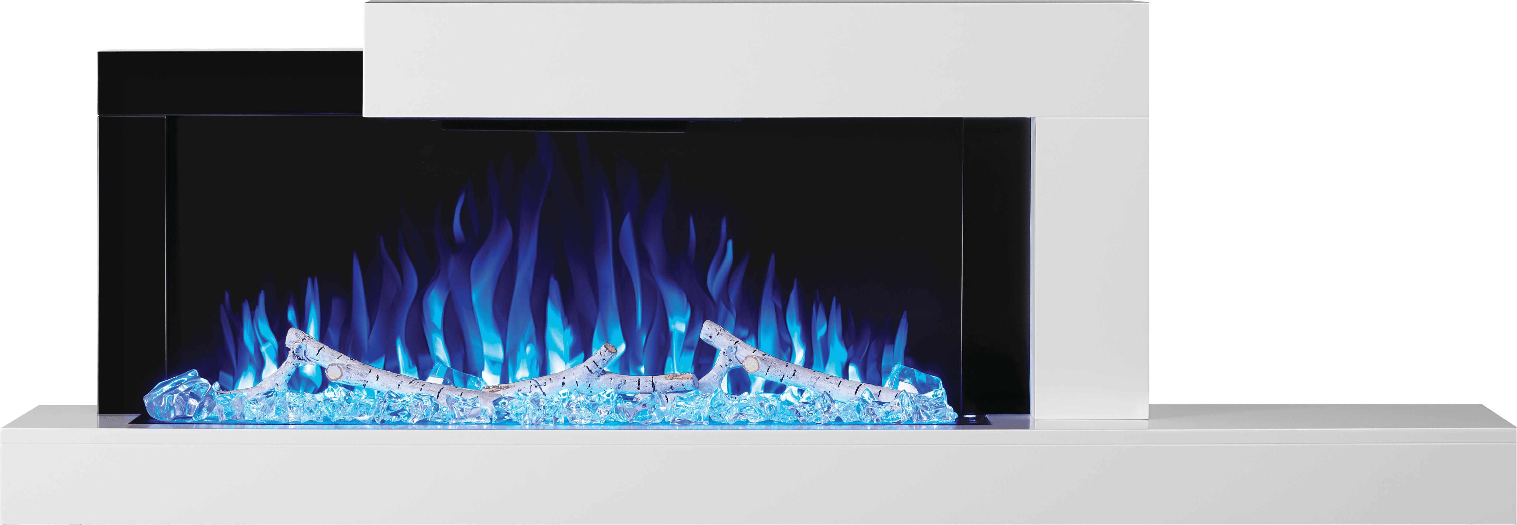 Napoleon 60 inch Wall Mounted Electric Fireplace White, NEFP325019W