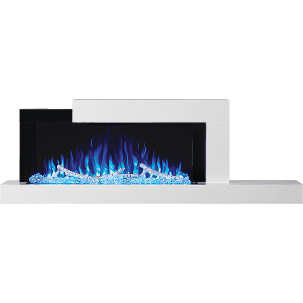 Napoleon 60 inch Wall Mounted Electric Fireplace White, NEFP325019W