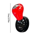 thumbnail image 3 of Car Joystick Push Start Button Cover - Metal Push to Start Accessories, Car Starter Engine Start Stop Button Cover, Red, 3 of 6