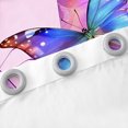 thumbnail image 4 of Manfei Girl Personalized Gifts Blackout Curtains,Watercolor Letter M Curtains Pack of 2 (38x45 Each),Abstract Ink Painting Window Curtains For Princess,Lightweight Room Decoration, 4 of 6