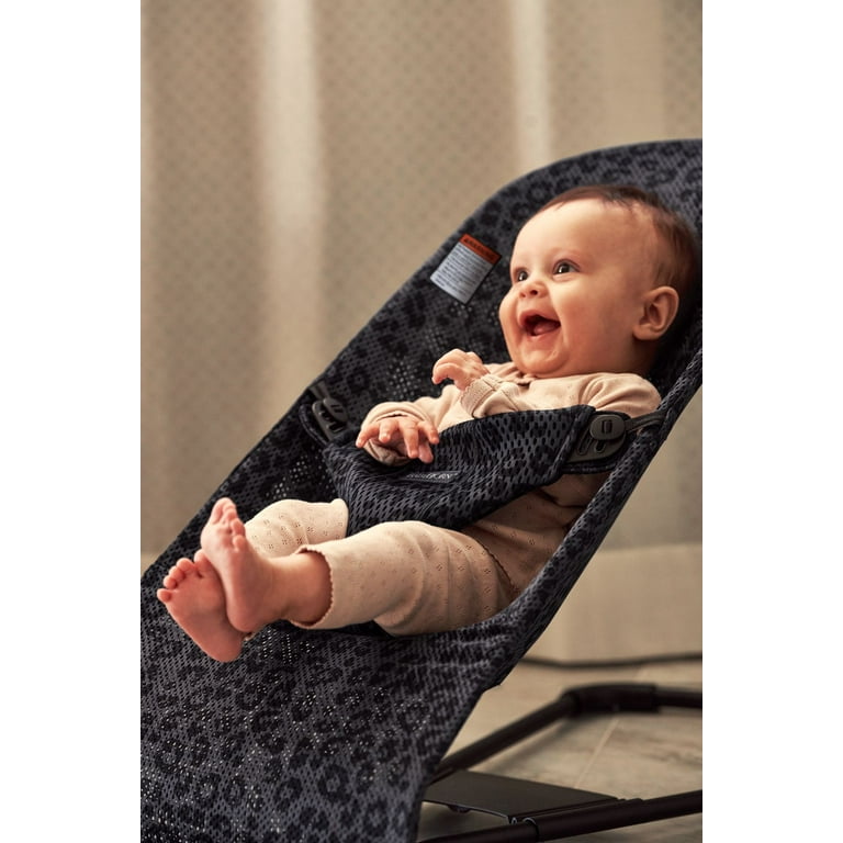 BabyBjorn Bouncer Bliss, Black frame, Mesh, Anthracite