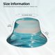 thumbnail image 3 of Balery Turquoise Ocean Reflection Sombreros para el sol para hombre y mujer, sombrero de pescador con UPF 50+, 3 of 6