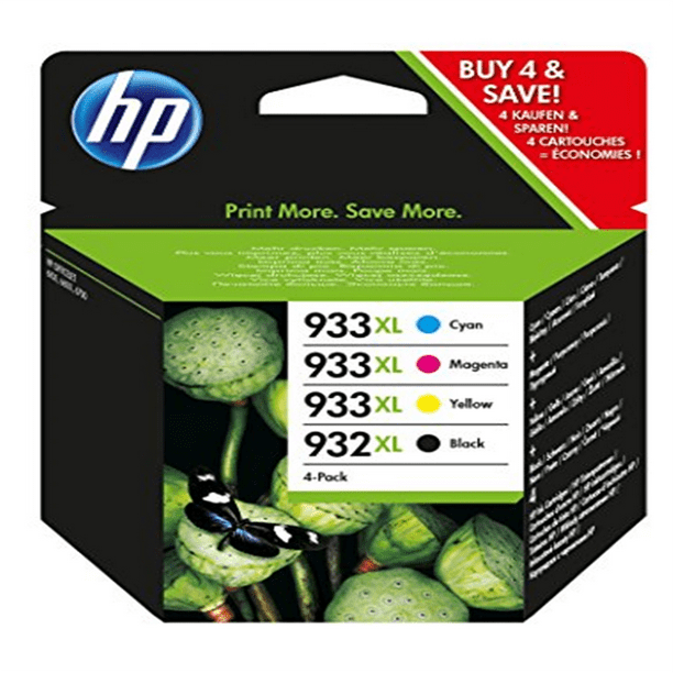 Hewlett Packard 932XL/933XL High Capacity Ink Cartridge Combo Pack