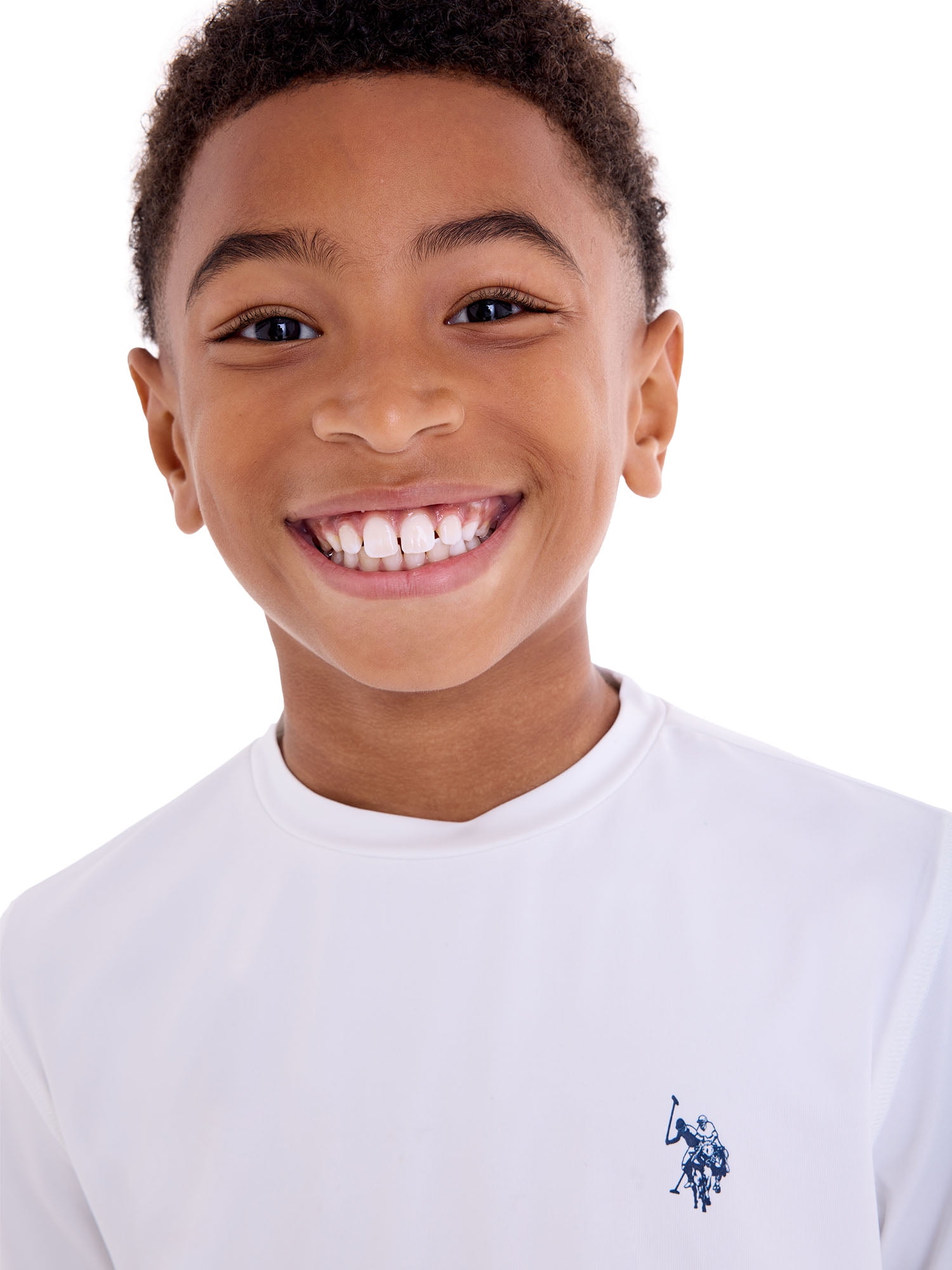 U.S. Polo Assn. Boys Short Sleeve Rashguard, Sizes 4-18