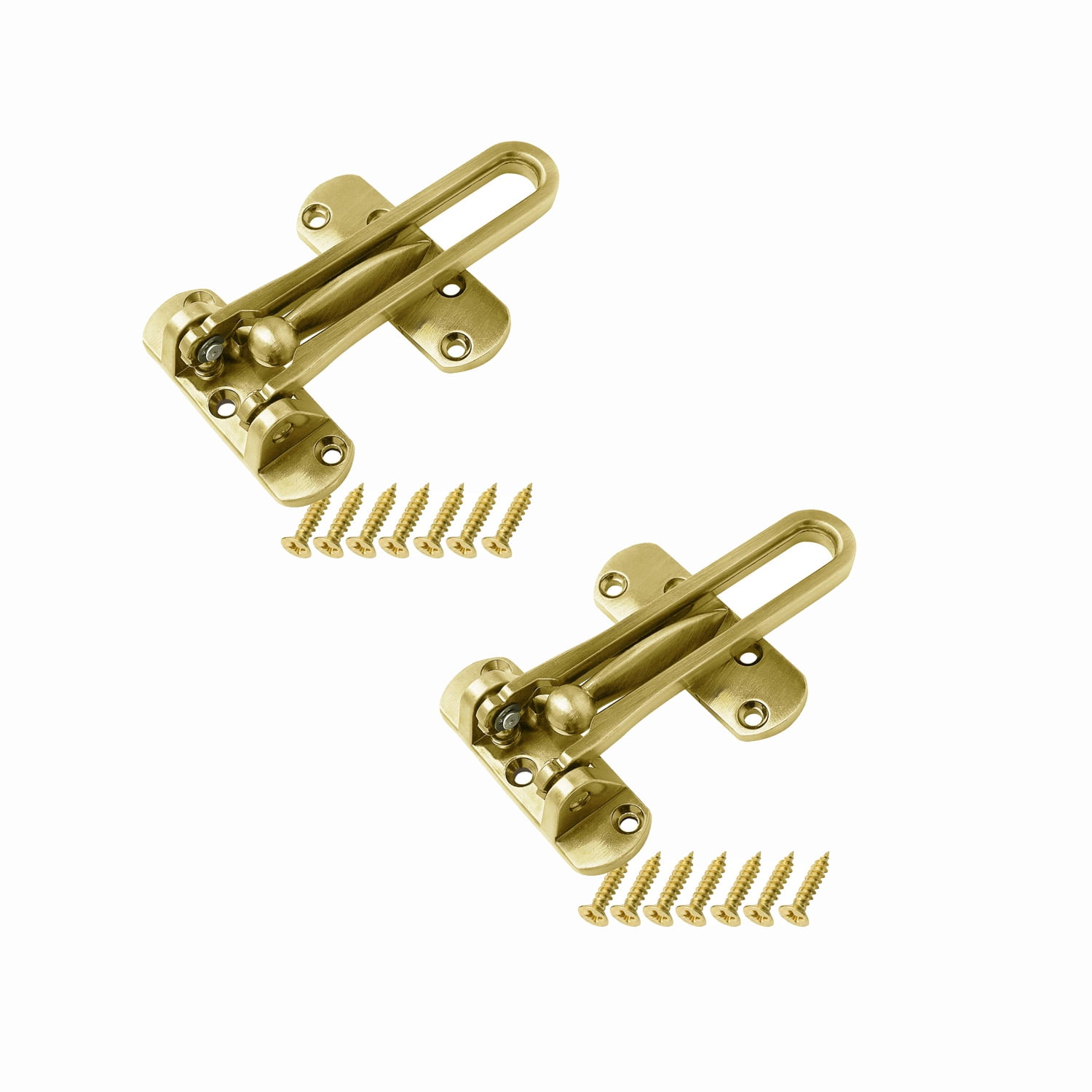 2 Pack Home Security Door Lock Swing Bar Door Guard for Kids, Hotel Door Latch, Thicken Solid