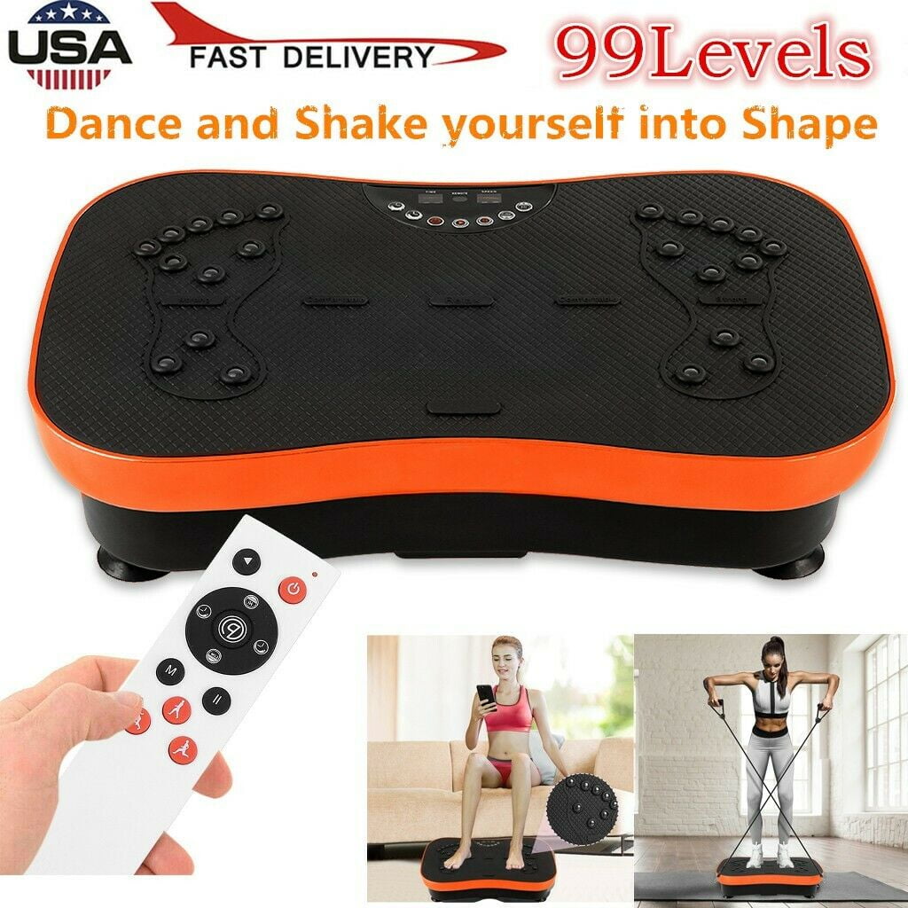 Vibration Plate Exercise Machine Power Fit Whole Body Workout Fitness