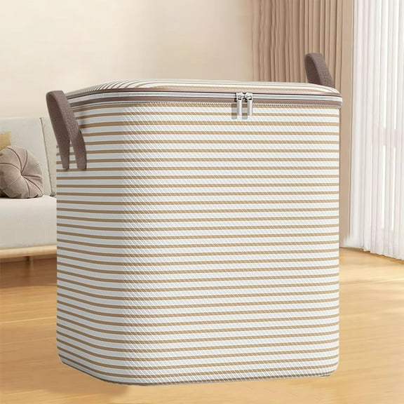 110 L Clothes Storage Bags,Bedding Storage Containers,Foldable Storage Bin,Closet Organizers And Storage Containers, Waterproof ＆ Dustproof Clothes Storage Bag For Duvet Quilts Moving House