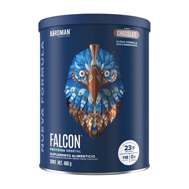 Falcon Proteína vegetal Orgánica Chocolate 480 gr Birdman