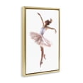 thumbnail image 3 of Stupell Industries Traditional Graceful Ballerina Pose Gold Floating Frame Canvas Art, 21 x 31, by Ramona Murdock, 3 of 8