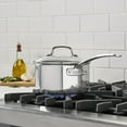 thumbnail image 4 of Cuisinart Advantage Pro Series 2.5 Qt Stainless Steel Saucepan with Tempered Glass Lid, 4 of 11