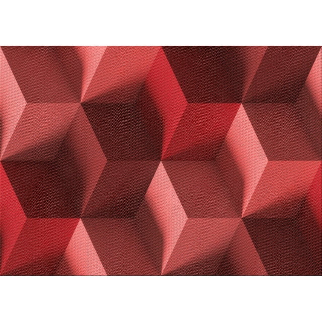 Ahgly Company Machine Washable Indoor Rectangle Transitional Cranberry Red Area Rugs, 2' x 5'