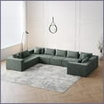 thumbnail image 4 of 188-Inch Modern Corduroy Modular L-Shaped Sectional Sofa - No Assembly for Living Room & Bedroom, 4 of 13