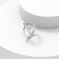 thumbnail image 3 of Diamond Cross Ring Faith Ring for Women 925 Sterling Silver Faith Cross Wrap Rings Lab Grown Diamond Christian Jewelry for Mom Wife, 3 of 6