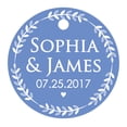 thumbnail image 1 of 100 PCS Custom Made Round Hang Tags Personalized Wedding Favor Gift Paper Tags, 1 of 1