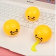 thumbnail image 6 of MINKUROW 4-Pack Cute Yellow Round Sucking and Vomiting Lazy Egg Yolk Vomiting Yolk Slime,Vomiting Egg Yolk,Prank Toys, 6 of 6