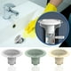 thumbnail image 1 of Protector de desagües en el suelo de la ducha - Sellador de gases de alcantarillado y recogidor de pelo - TPR+ Material - Drenaje rápido a 360° - Colador a prueba de olores, 1 of 1