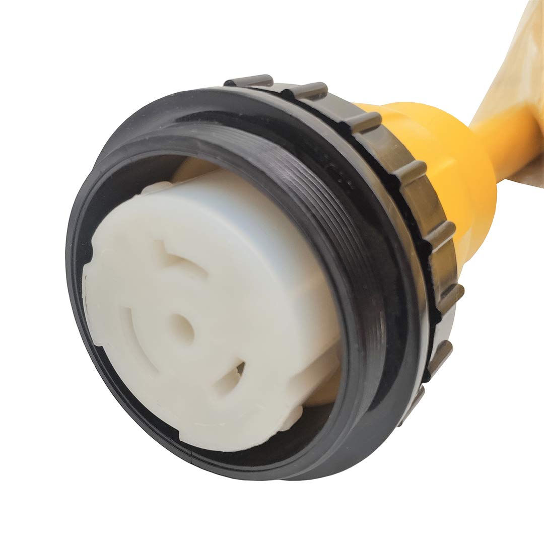 Parkworld 61896 Marine Shore Power Extension Cord 50 AMP SS1-50P to SS1-50R, Marine Shore Power Cord SS1-50 male to female 50A 125V (50FT)